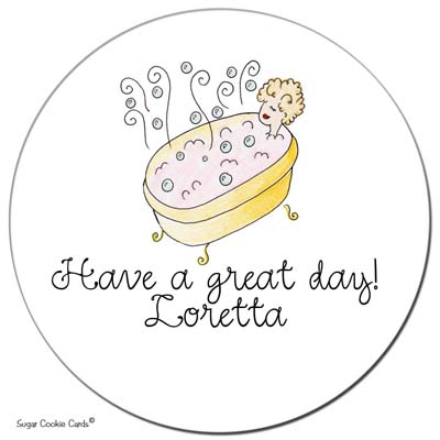 Sugar Cookie Gift Stickers - Spa Mama